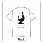 Back view of Limerick Whiskey Experience Branded Tee Shirt