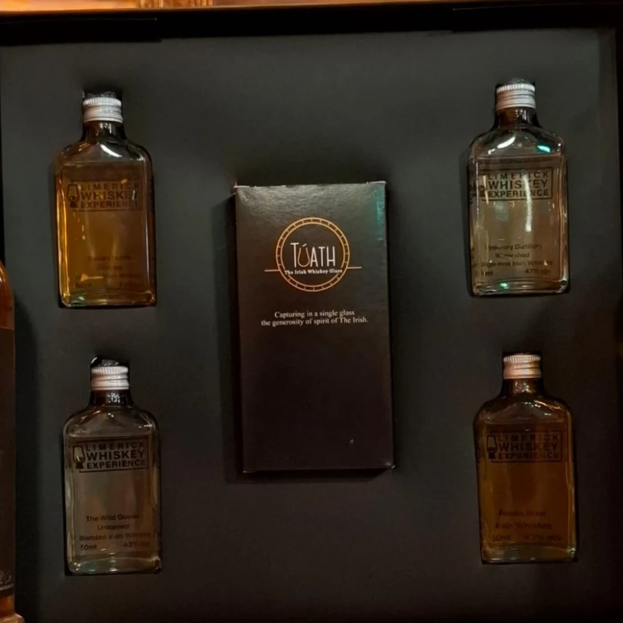 Branded Whiskey Selection Box Limerick Whiskey Experience logo